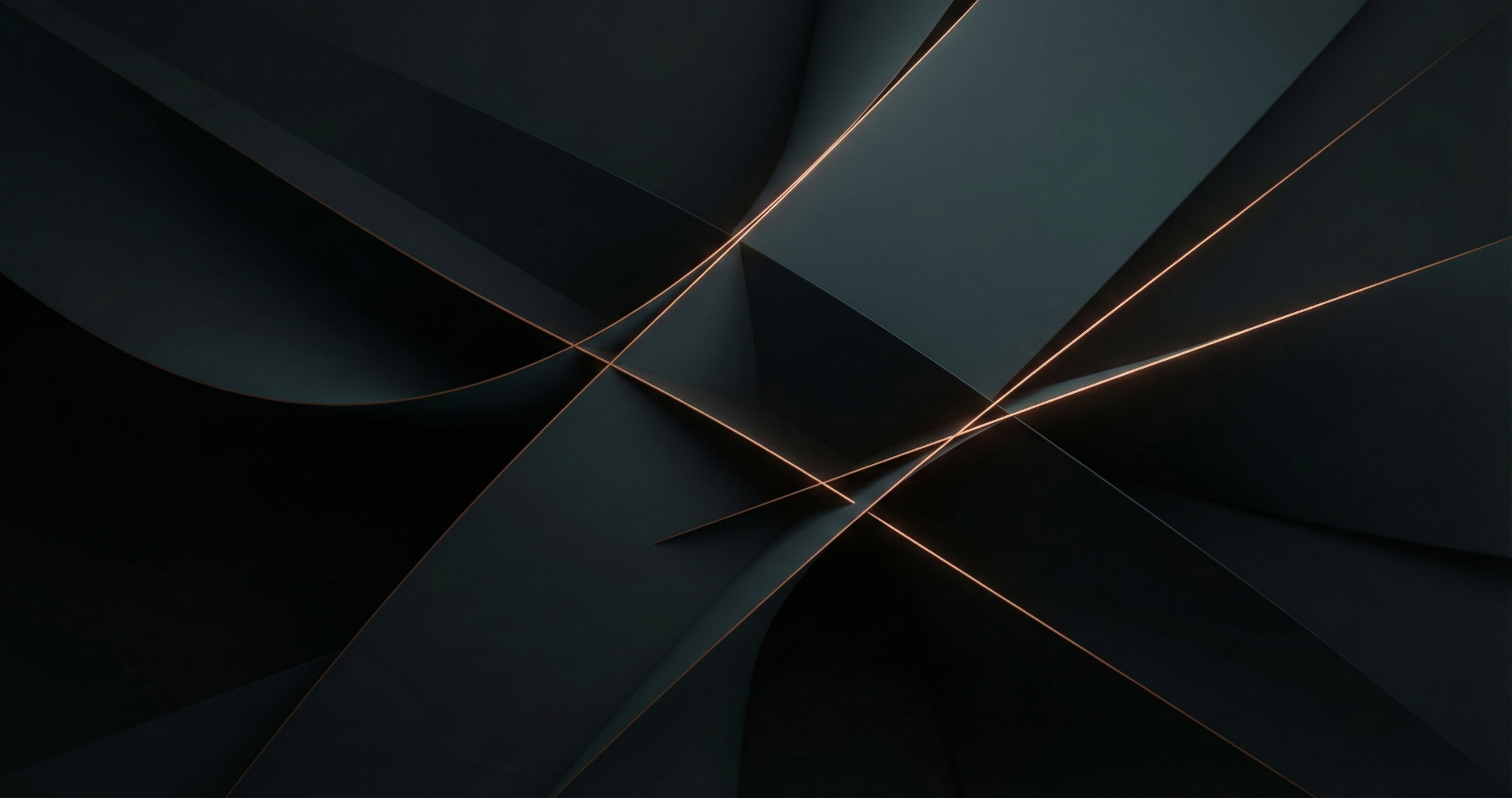 Abstract geometries symbolizing decisional synthesis