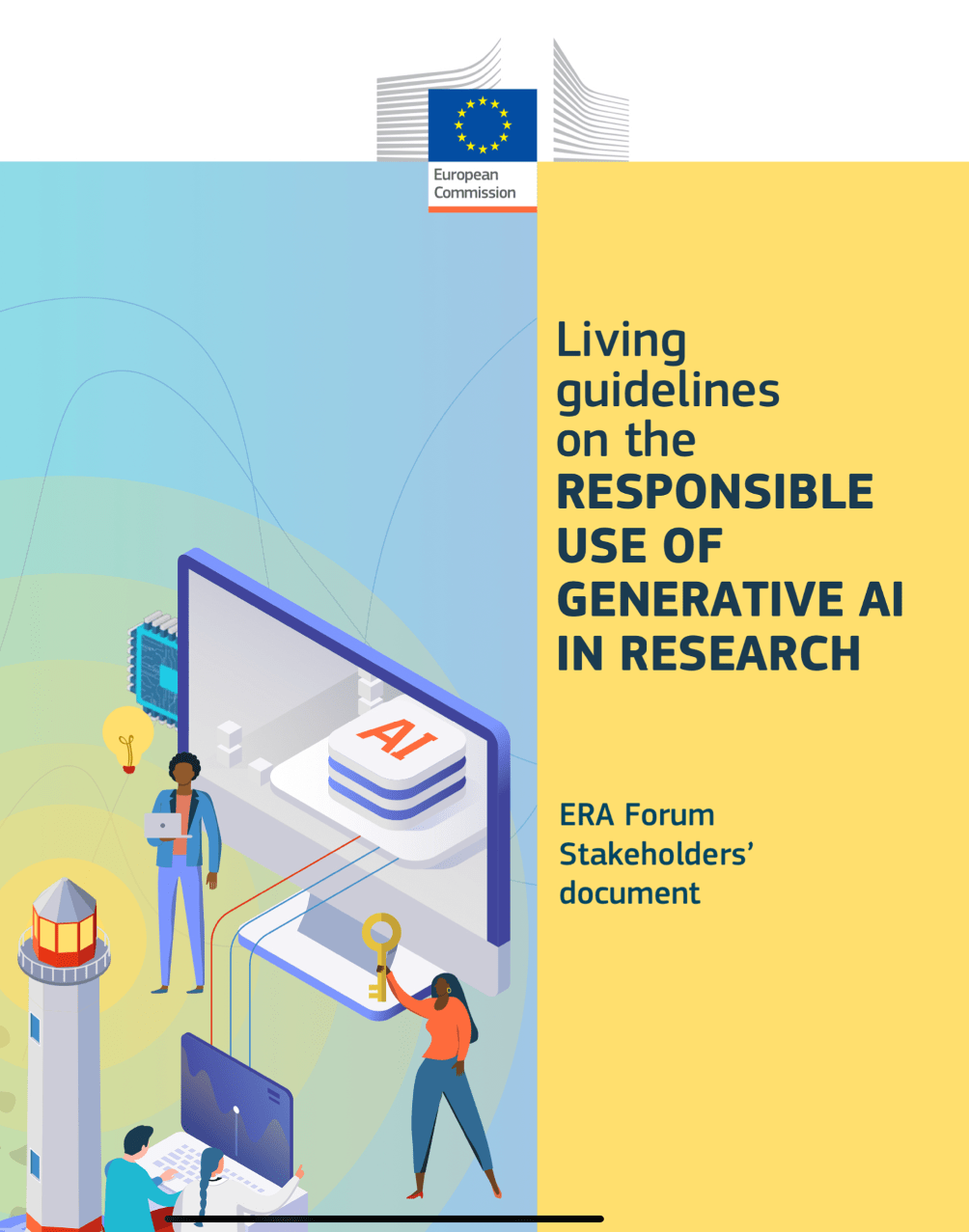 Le nuove guidelines UE sull'uso dell'AI nella ricerca scientifica