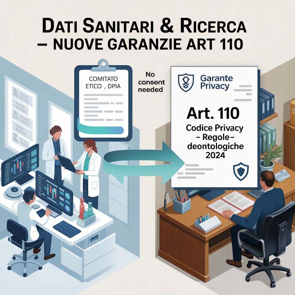 Privacy dati sanitari e ricerca: cosa cambia con l'art. 110